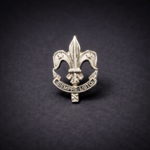 Conjunto de insignias scouts antiguas, ca. 1950.
