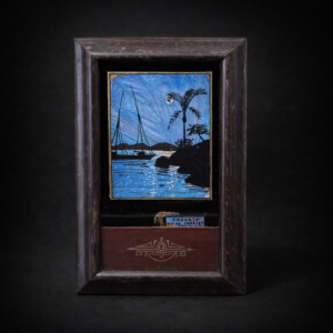 Cuadro souvenir de Paquetá, Río de Janeiro, ca. 1940.