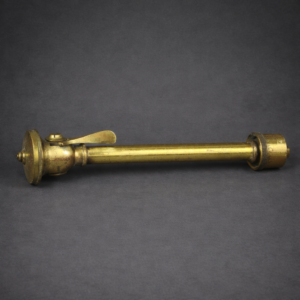 Pico de manguera industrial en bronce, ca. 1887.