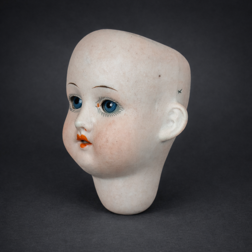 Cabeza de muñeca alemana MOA 200, ca. 1920. Cabeza de muñeca alemana MOA 200, ca. 1920.
