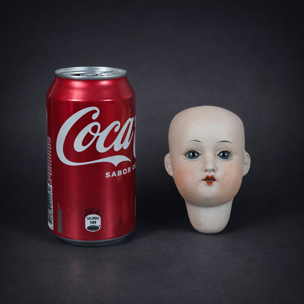Cabeza de muñeca alemana MOA 200, ca. 1920. Cabeza de muñeca alemana MOA 200, ca. 1920.