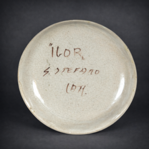 Plato decorativo “Ídolo” de S. Stefano, ca. 1960. Plato decorativo “Ídolo” de S. Stefano, ca. 1960.
