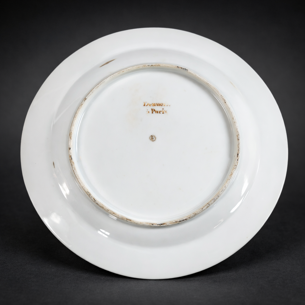 Plato francés con escudo de Bolivia, ca. 1890. Plato francés con escudo de Bolivia, ca. 1890.