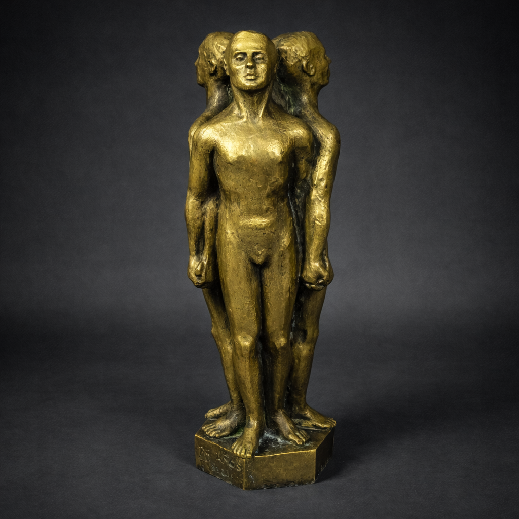 Escultura de Luis Ricobaldi en bronce, ca. 1968. Escultura de Luis Ricobaldi en bronce, ca. 1968.