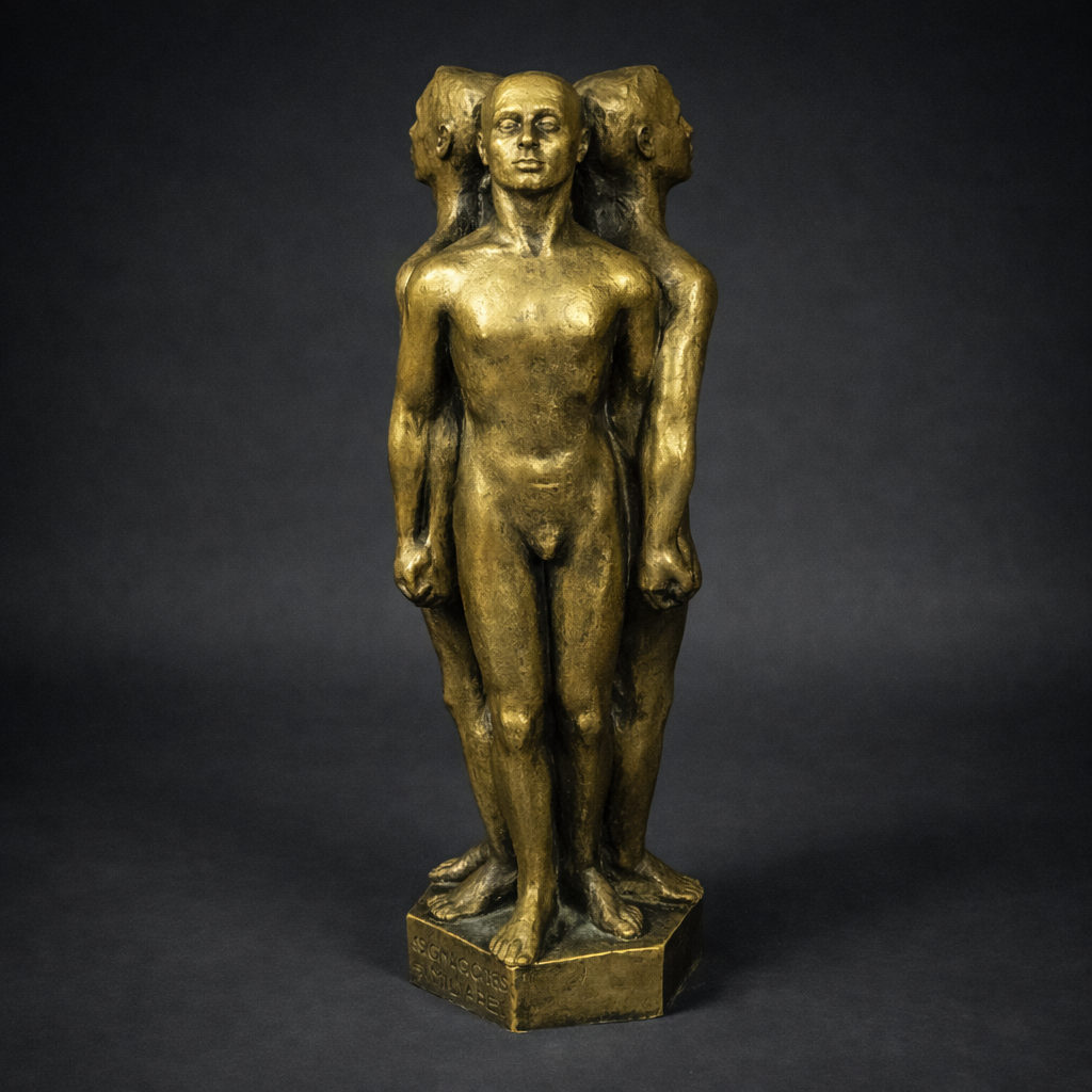 Escultura de Luis Ricobaldi en bronce, ca. 1968. Escultura de Luis Ricobaldi en bronce, ca. 1968.