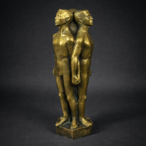 Escultura de Luis Ricobaldi en bronce, ca. 1968.