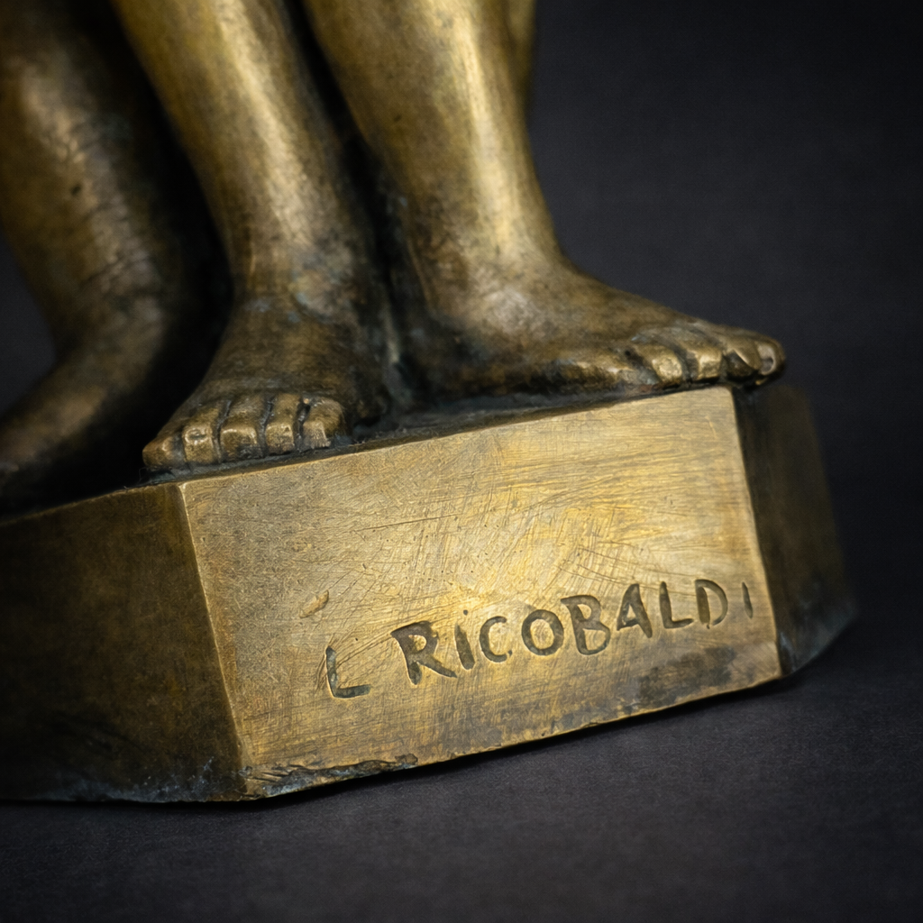 Escultura de Luis Ricobaldi en bronce, ca. 1968. Escultura de Luis Ricobaldi en bronce, ca. 1968.