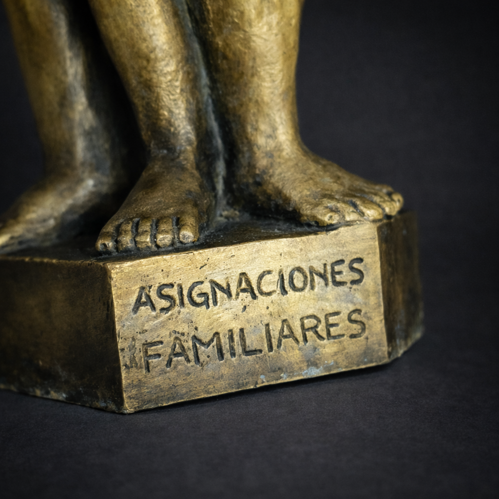 Escultura de Luis Ricobaldi en bronce, ca. 1968. Escultura de Luis Ricobaldi en bronce, ca. 1968.