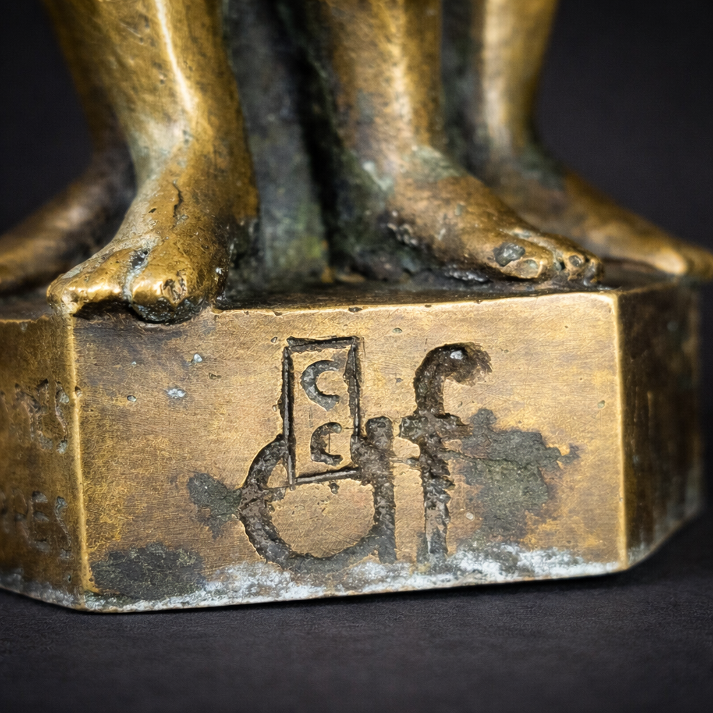 Escultura de Luis Ricobaldi en bronce, ca. 1968. Escultura de Luis Ricobaldi en bronce, ca. 1968.