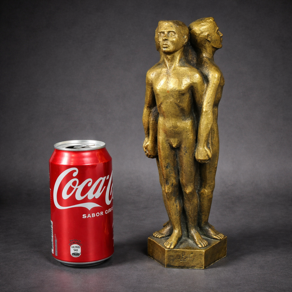 Escultura de Luis Ricobaldi en bronce, ca. 1968. Escultura de Luis Ricobaldi en bronce, ca. 1968.