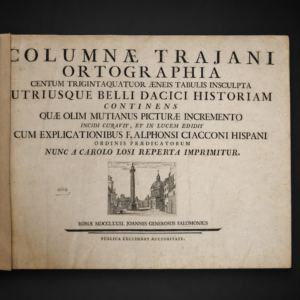Libro de la Columna Trajana, Roma, ca. 1773.