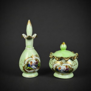 Set de tocador en porcelana bávara, ca. 1950.