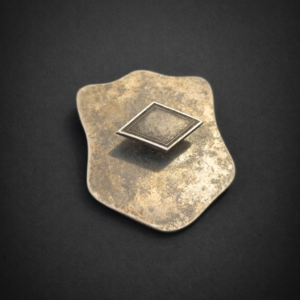 Placa de inspector municipal de Montevideo, ca. 1920.