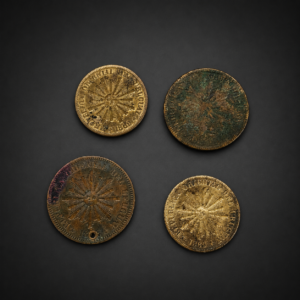 Colección de monedas antiguas, ca. 1780-1902.