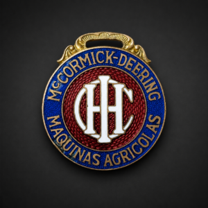 Medalla publicitaria McCormick-Deering, ca. 1930.