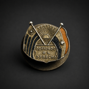Pin diplomático Uruguay y Paraguay, ca. 1950.