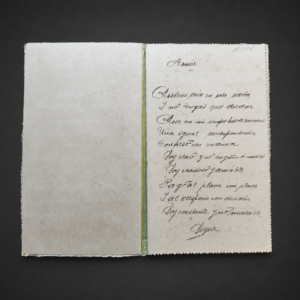 Álbum poético romántico manuscrito, ca. 1904.
