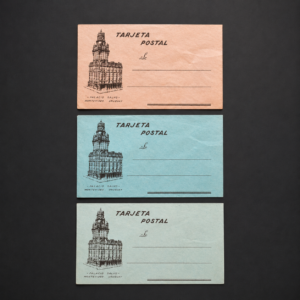 Tarjetas postales del Palacio Salvo, ca. 1950.