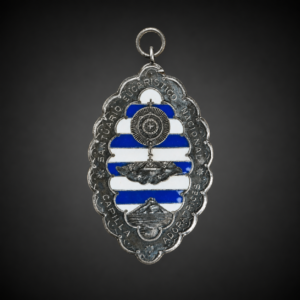 Placa eucarística de adoradores, ca. 1900.