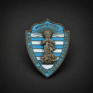 Insignia mariana "Año Mariano Arquidiocesano", ca. 1954.