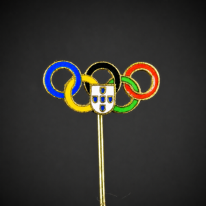 Alfiler olímpico de Portugal, ca. 1972.
