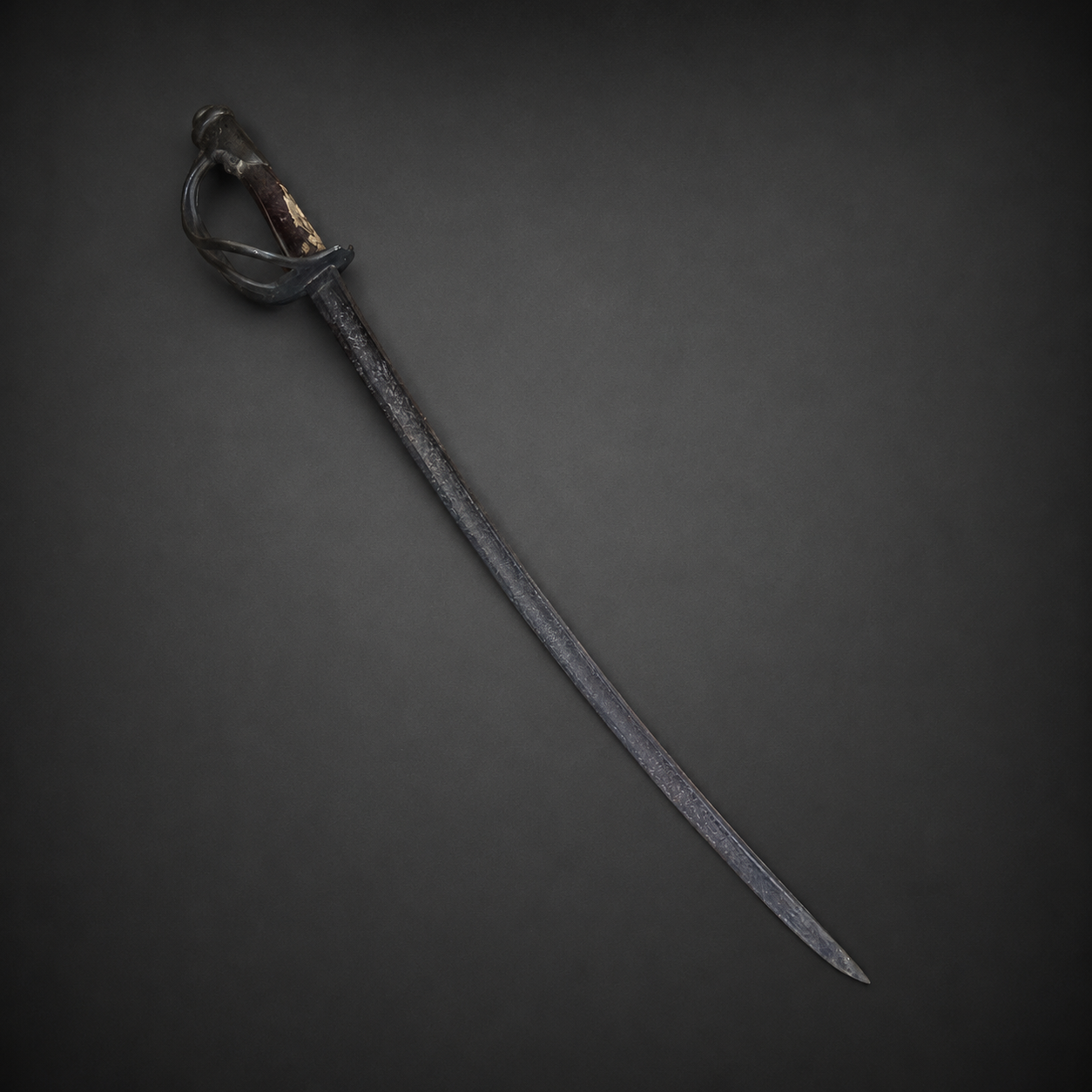 Sable antiguo de caballería, ca. 1860. Sable antiguo de caballería, ca. 1860.