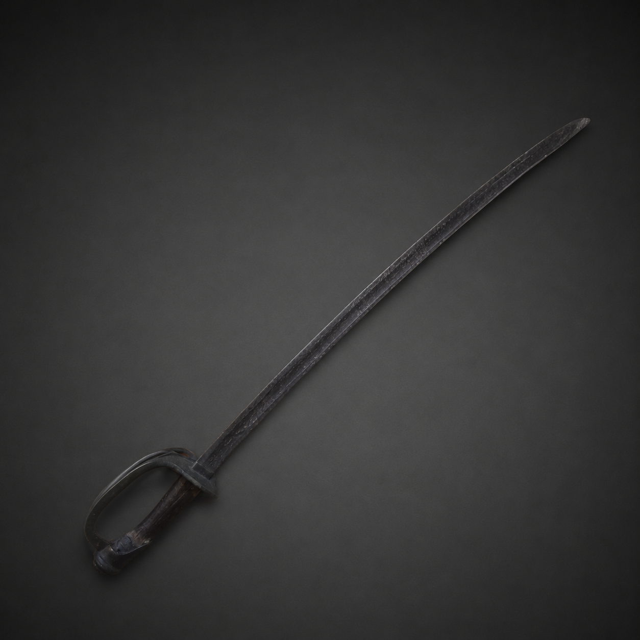 Sable antiguo de caballería, ca. 1860. Sable antiguo de caballería, ca. 1860.