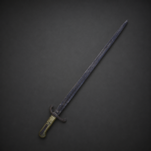 Bayoneta yatagán para fusil Remington, ca. 1870.