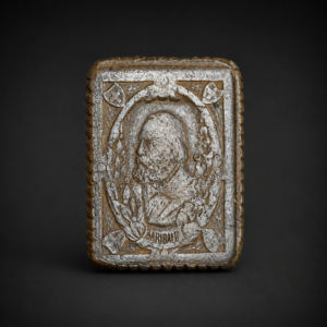 Placa conmemorativa de Giuseppe Garibaldi, ca. 1870.