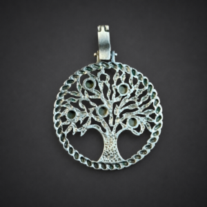 Dije árbol de la vida en plata y oro, ca. 2000.