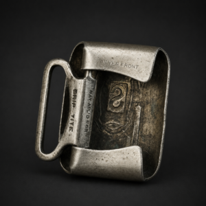 Hebilla de cinturón Art Decó Giant Grip, ca. 1921.