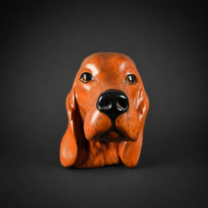 Inicio Cabeza de setter irlandés Crown Devon, ca. 1930.
