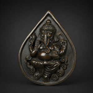 Inicio Placa decorativa con Ganesha en relieve, ca. 2000.
