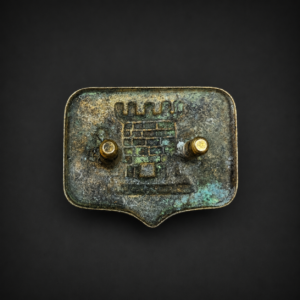 Piocha de cuello del Arma de Ingenieros, ca. 1950.